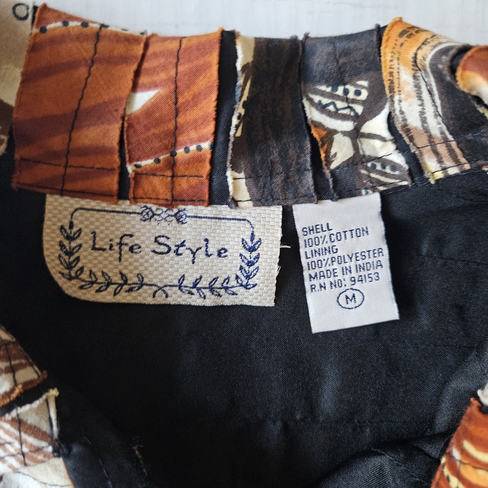 Vintsge Patterned Jacket Size‎ Medium - Picture 2 of 6